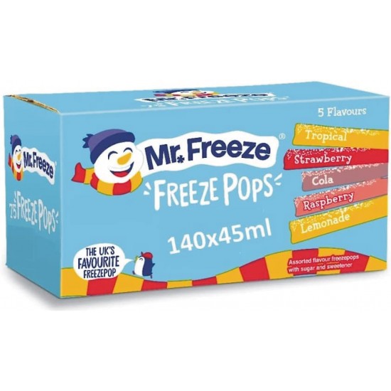 Mr. Freeze Ice Pops (140 x 45ml)