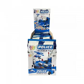 Police Puzzle Toy with Jelly Beans