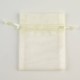 Pale Ivory Organza Bag – 3″ x 4″