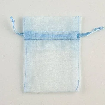 Pale Blue Organza Bag – 3″ x 4″