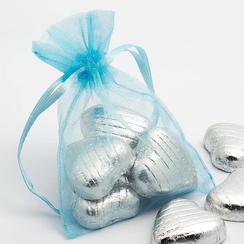 Pale Blue Organza Bag – 3″ x 4″ Pale Blue Organza Bag – 3″ x 4″