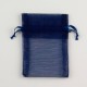 Navy Blue Organza Bag – 3″ x 4″