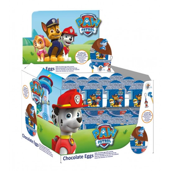 Paw Patrol Chocolate Eggs x 24 - Novelties