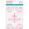 Holy Pink Cross Paper Treat Bags