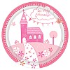 Communion Church Pink Paper Plates - 23cm (8pk)