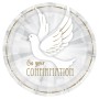 Confirmation Dove Paper Plates - 23cm (8pk)