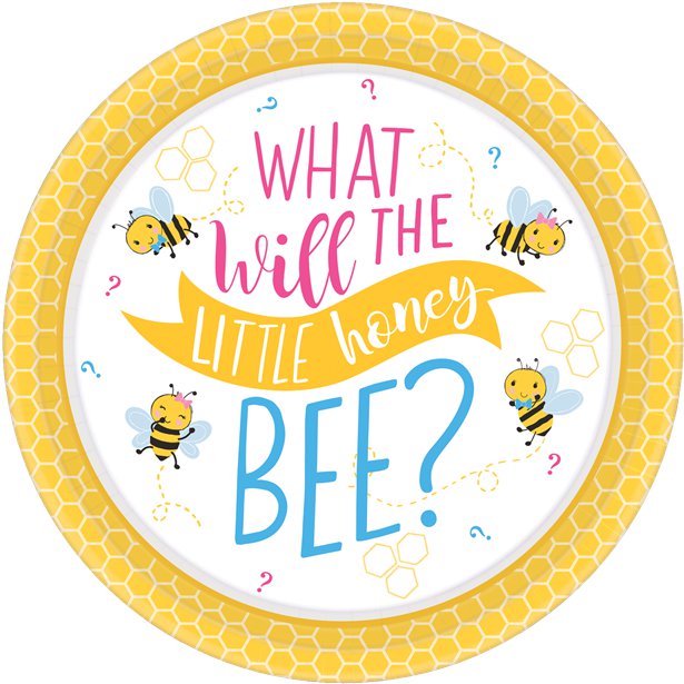 What Will It Bee? Paper Plates 26cm (8pk) What Will It Bee? Paper Plates 26cm (8pk)