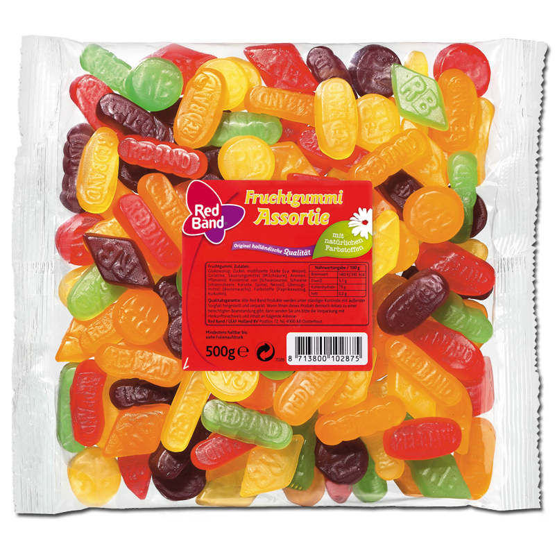 Red Band Assorted Winegums 500g Red Band Assorted Winegums 500g