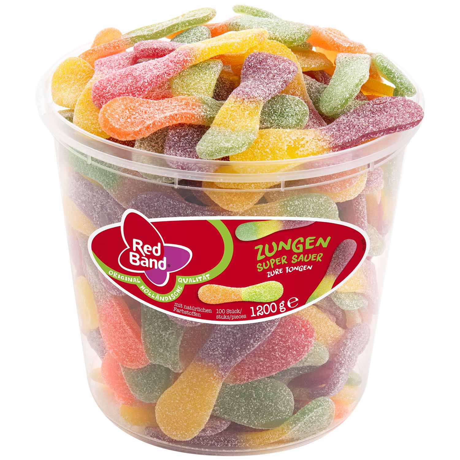 Red Band Sour Tongues - 10c Sweets, SweetCo Wholesale