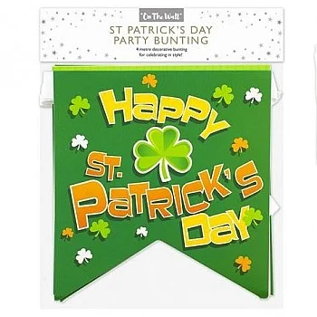 St Patrick's Day Flag Bunting 4m