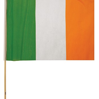 Large Irish Waving Flags - 30cm x 45cm