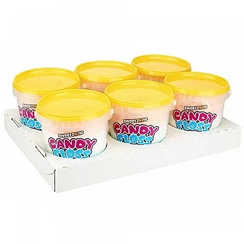 6 x 50g Candy Floss Tubs