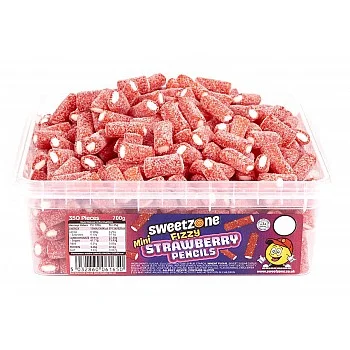 Sweetzone Fizzy Strawberry Mini Pencils