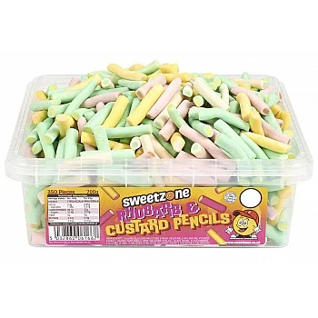 Sweetzone Rhubarb and Custard Mini Pencils