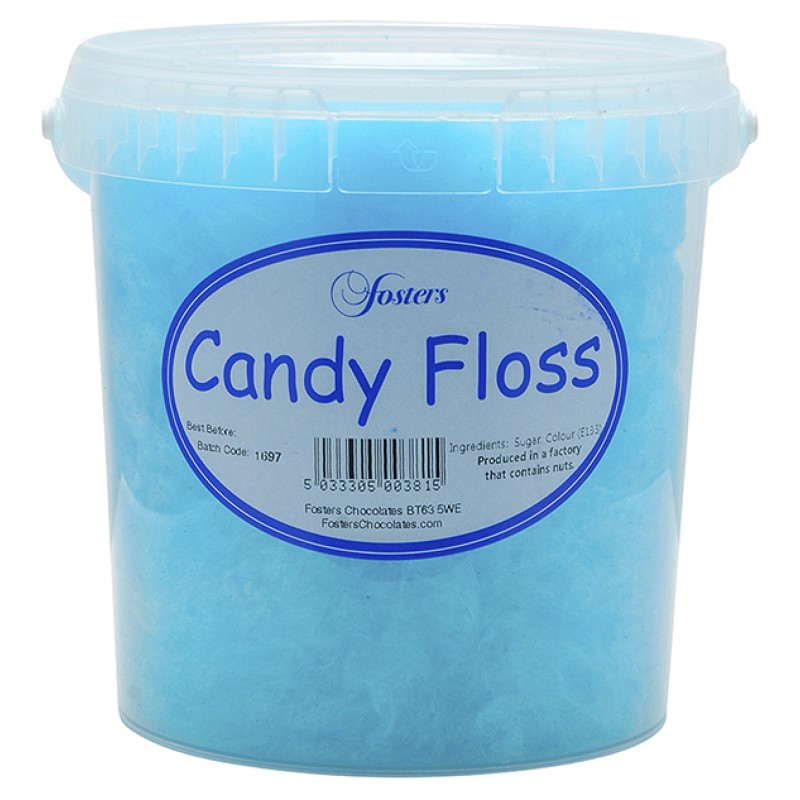 Fosters Blue Candy Floss Tubs (6 x30g)