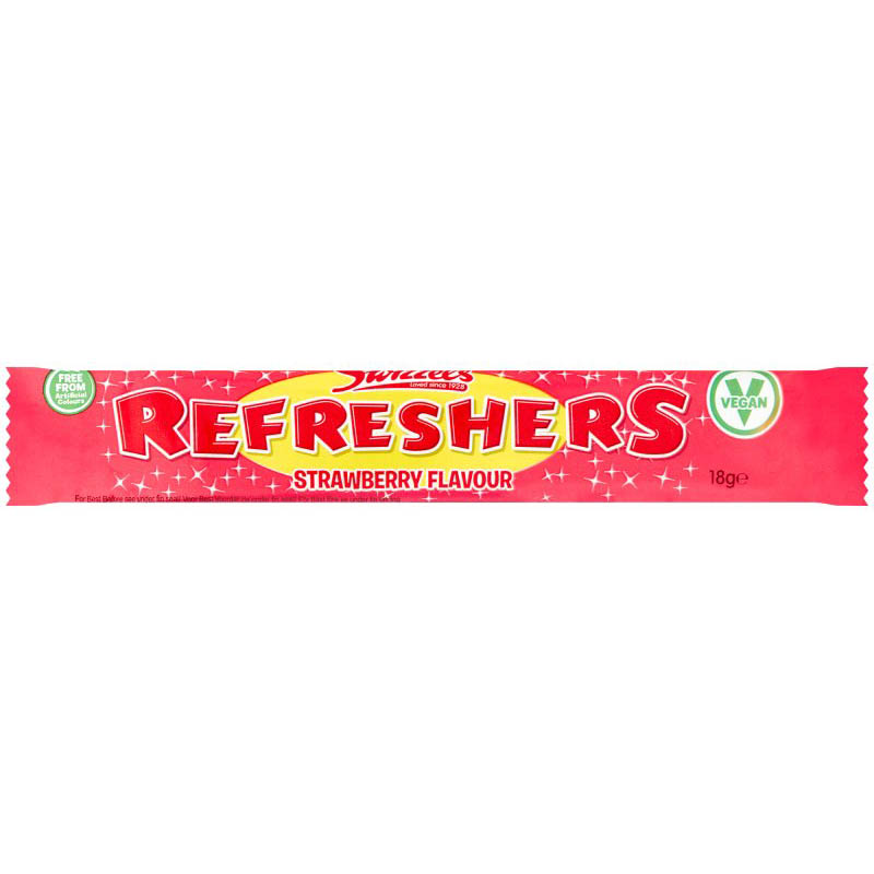 Refresher Chew Strawberry Bar Single