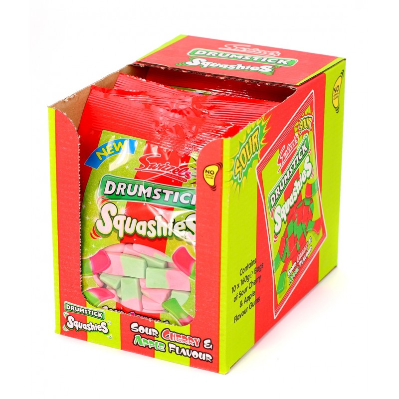 Drumstick Squashies - Sour Cherry & Apple Flavour Drumstick Squashies - Sour Cherry & Apple Flavour