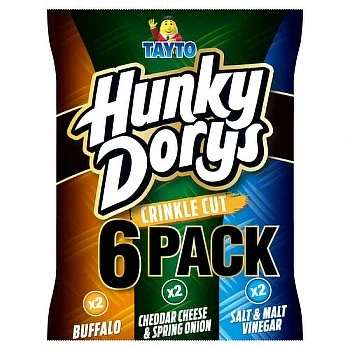 Tayto Hunky Dory Variety Multipack (96 Box)