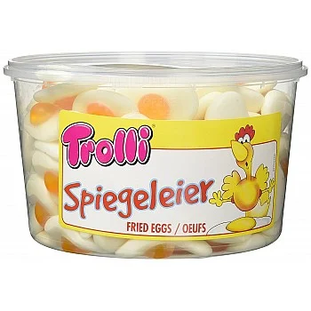 Trolli Fried Eggs Tub