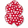 Polka Hearts Balloons - 11" Latex