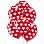 Polka Hearts Balloons - 11" Latex