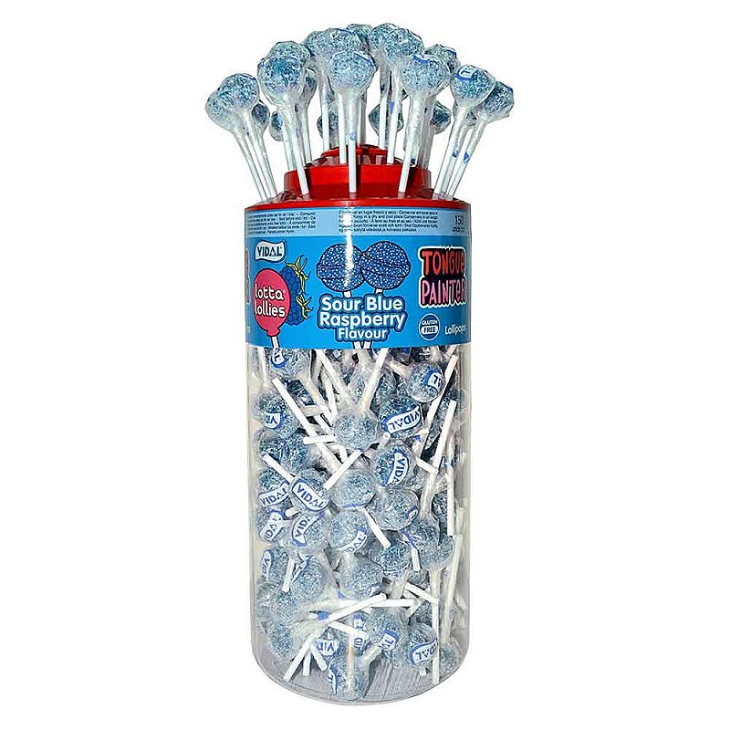 Tongue Painter Sour Blue Raspberry Lollies Tongue Painter Sour Blue Raspberry Lollies