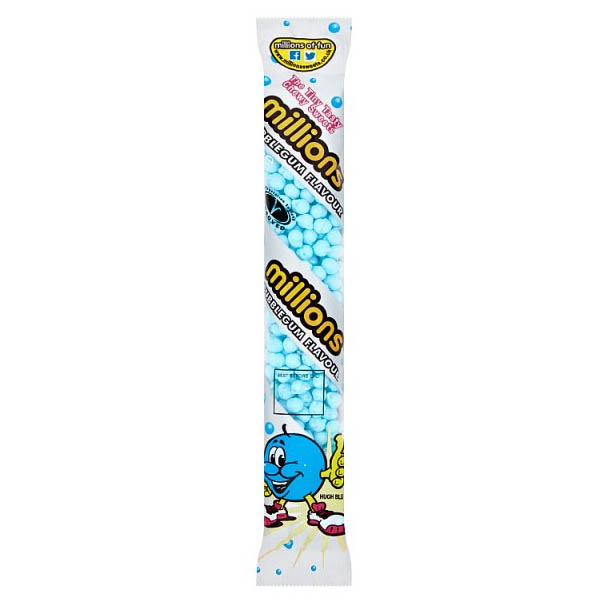 Millions Bubblegum Tubes 65g Millions Bubblegum Tubes 65g