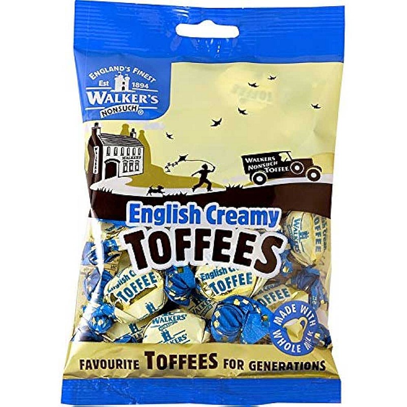 Walkers Creamy English Toffee Bags Walkers Creamy English Toffee Bags