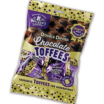 Walkers Double Dipped Chocolate Toffees Bags
