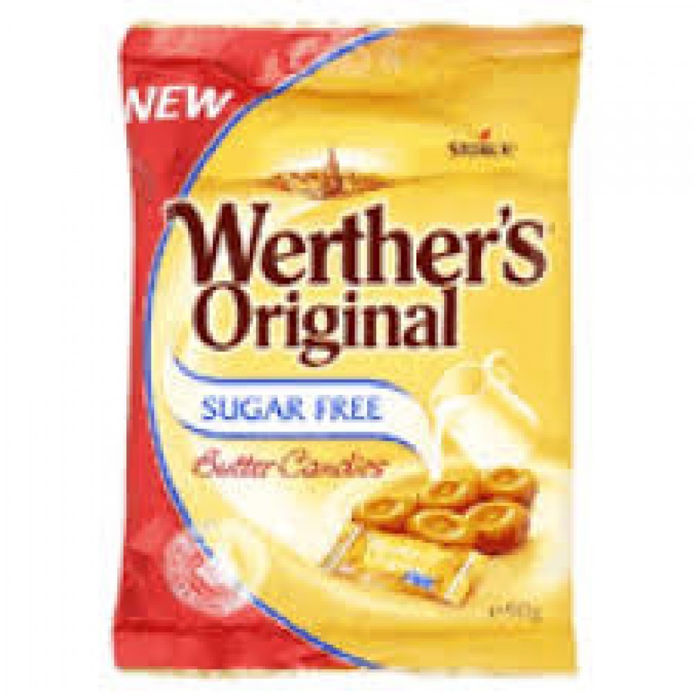 Werthers Original Sugarfree Bags - Hanging Bags, SweetCo Wholesale