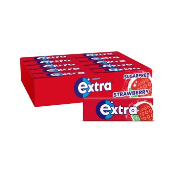 Extra Strawberry Sugarfree Chewing Gum