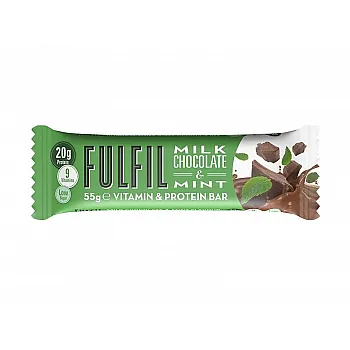 Fulfil Milk Chocolate Mint Flavour Protein Bar (55g)