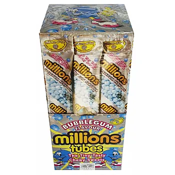 Millions Bubblegum Tubes 65g
