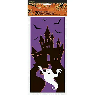 Halloween Haunted House Cello Bags (20pk)